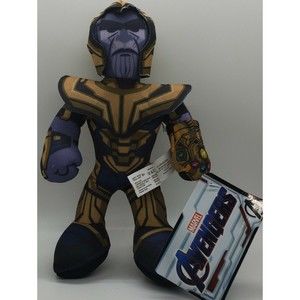 10" THANOS plush w/ Infinity Gauntlet and Loop Marvel Avengers by Good Stuff NEW